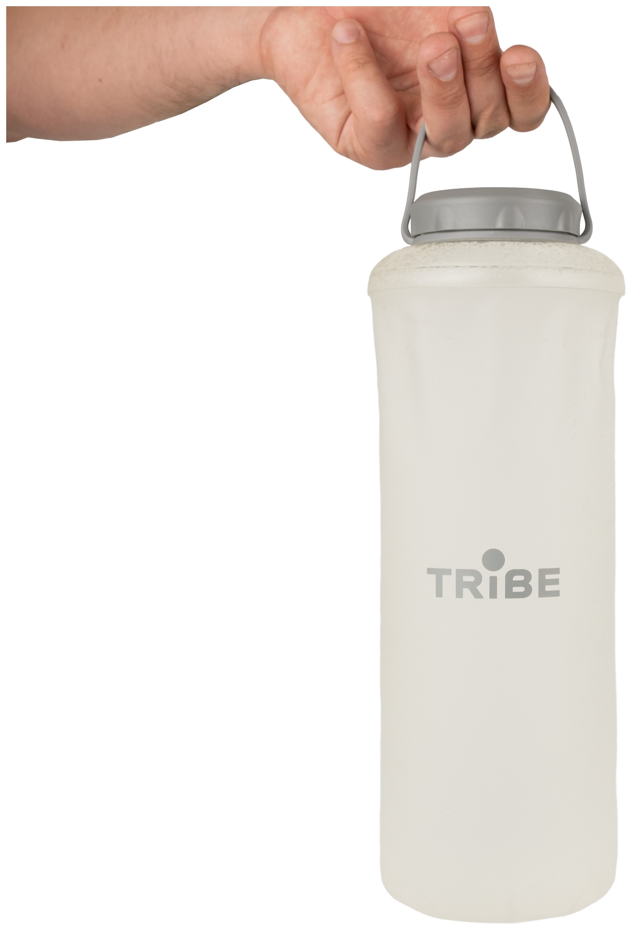 Пляшка Tribe Soft Bottle 1,5 л TPU м'яка  T-FE-0024-crystal-white, T-FE-0024-crystal-white