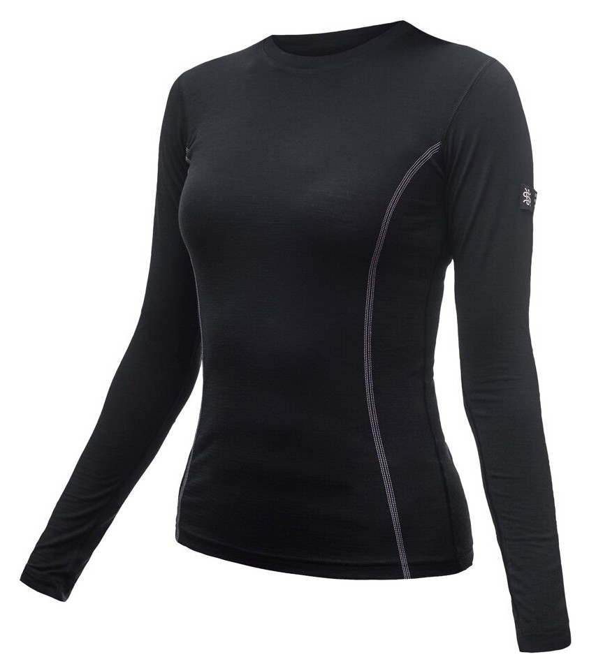 Термофутболка жіноча Sensor Merino Active LS black 11109024, SW11MA-black-S, SW11MA-black-S