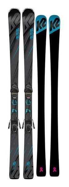 Ліжі гірські (комплект) K2 LUV MACHINE 74+ER3 10 COMPACT 146см Grey/black/blue (10C0401.243.1+10C1011.143.1) O, RCH_22124