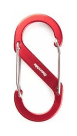 Карабин многофункциональный Naturehike S-type NH20GS004, 88 мм, 1 шт, красный, FNR_6927595747124