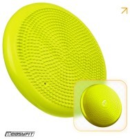 Балансировочная массажная подушка EasyFit желтая.
