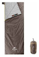 Спальник надлегкий Naturehike Summer LW180 NH21MSD09 правий, (15°C), p-p XL,  коричневий