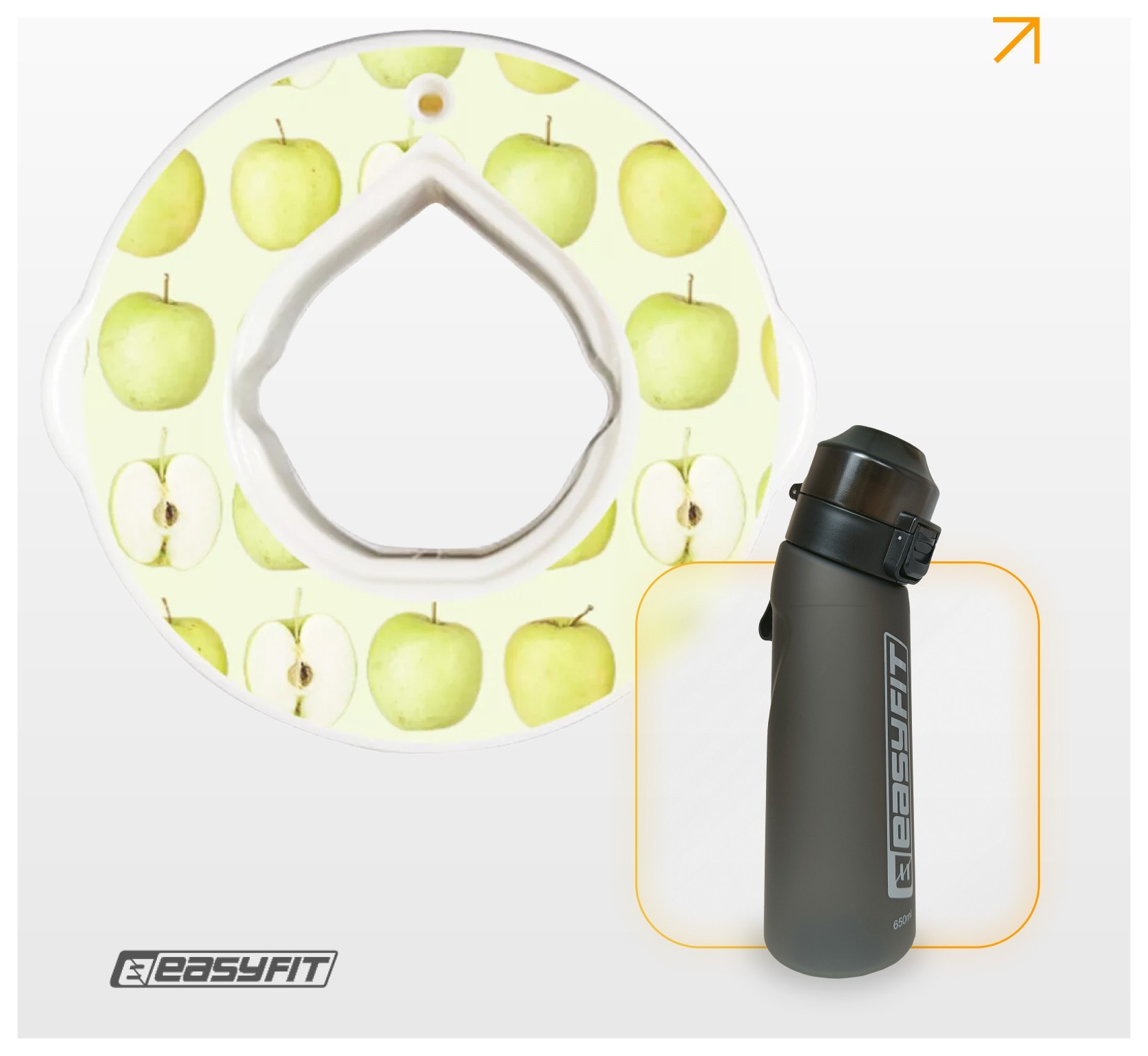 Капсула “Зелене яблуко” для пляшки EasyFit Air Up, EFIT_EF-7006-GA