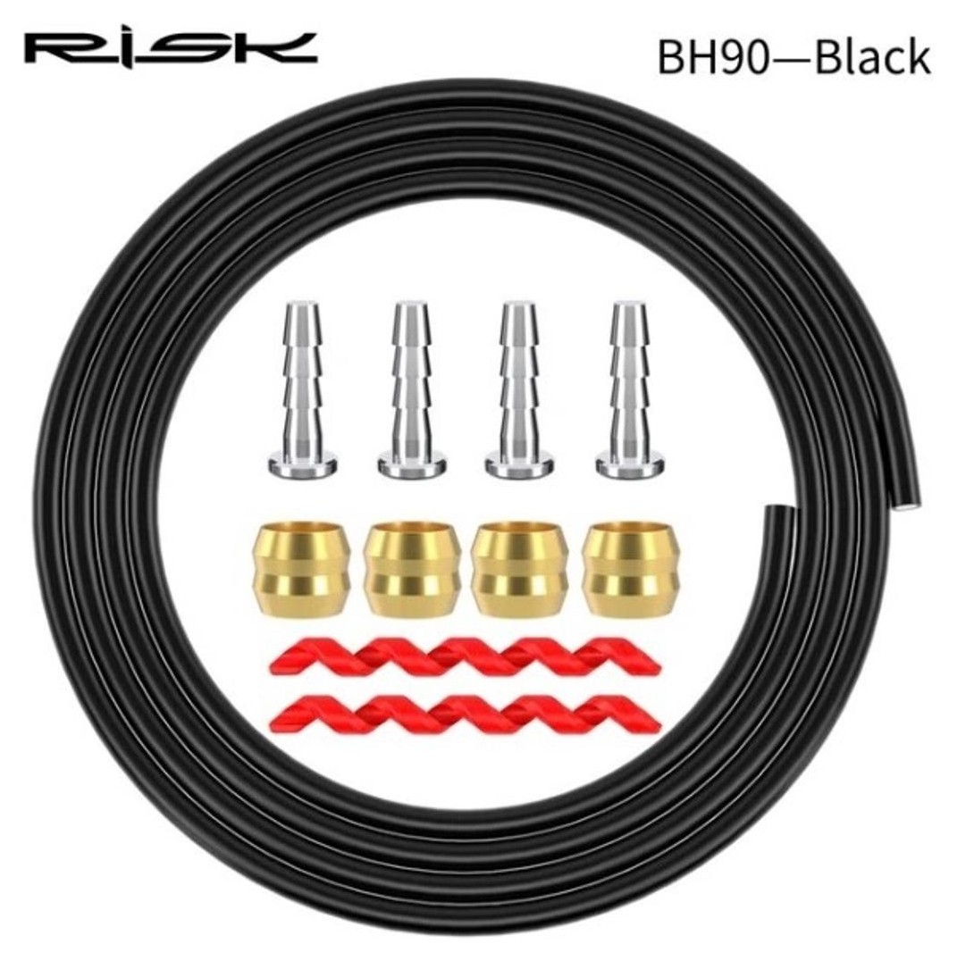 Сорочка гальмівного троса 2500мм RISK BH-90 RC115-2-1 чорний, CABR-094