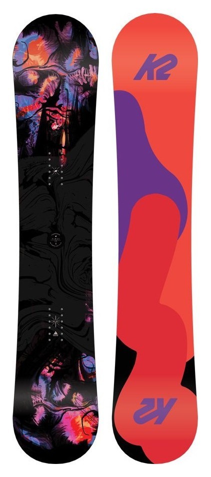 Сноуборд K2 FIRST LITE 142 Black/coral/violet (11C0020), RCH_20374