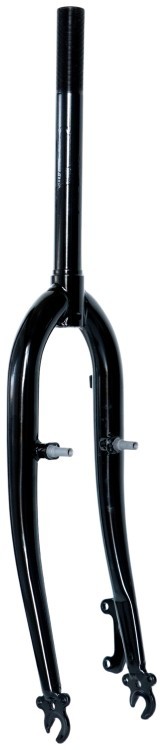 Вилка 24" Жорстка ST 1 rod-230 різьбова disc/v-br чорний FSD, FRK-24-753