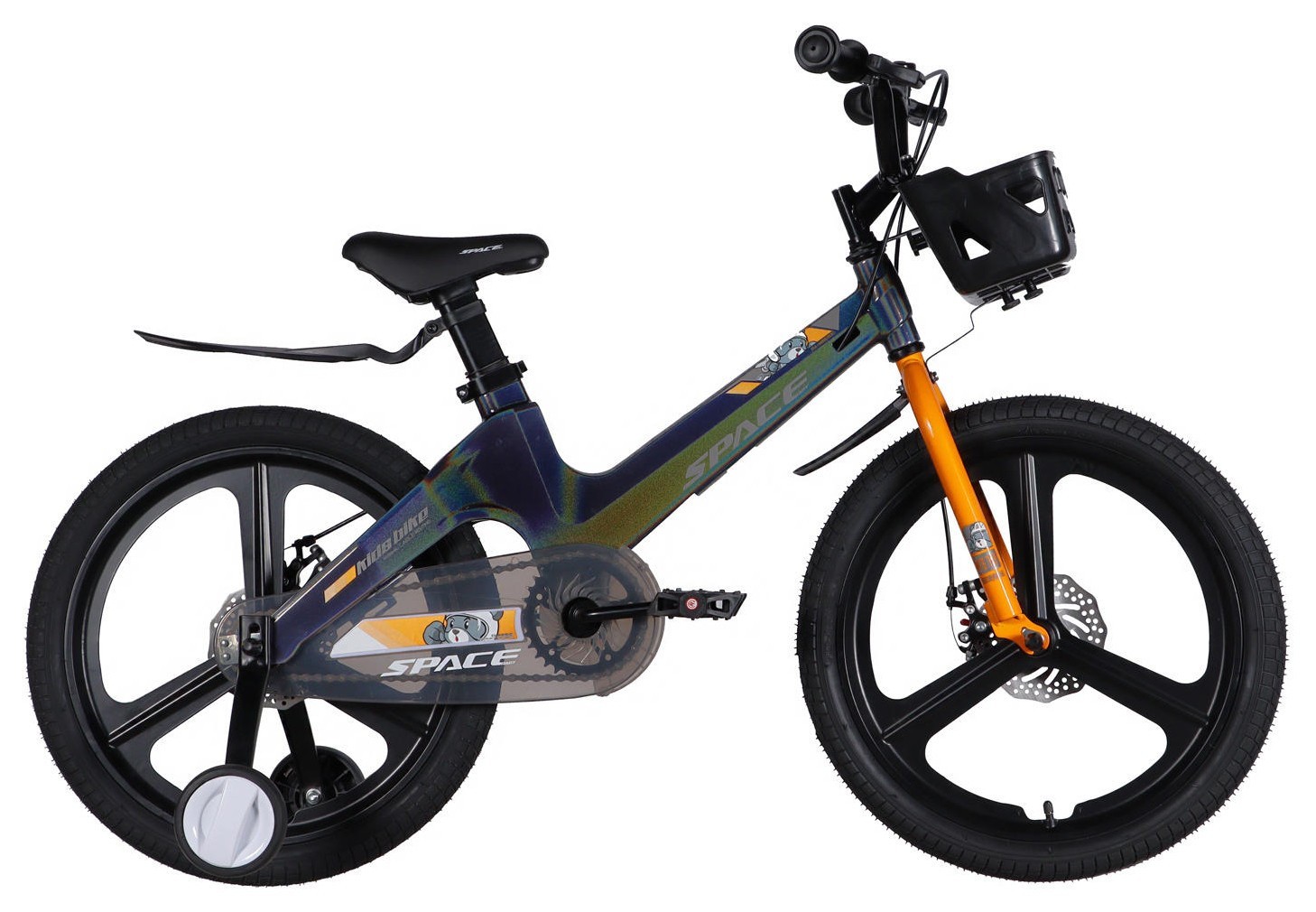 Велосипед MG 20" SPACE KID MOON DD рама-11,4" хамелеон 2026, OPS-SK-20-043