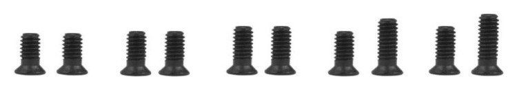 Набор черных стальных винтов для клипса Civivi CA-12B, FNR_CA-12B