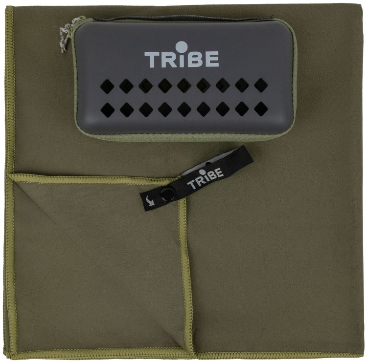 Рушник з мікрофібри Tribe Pocket Towel 75х150 см T-LC-0001-XL, T-LC-0001-XL-army-green
