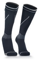 Водонепроникні шкарпетки Dexshell Longlite Socks 2.0, сірі полоски, розмір L (43-46)