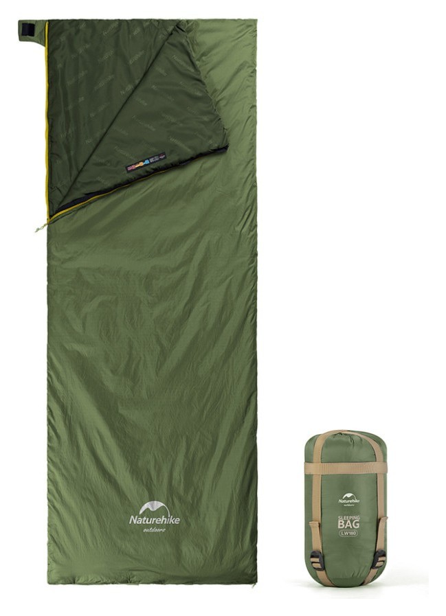 Спальний мішок Naturehike LW180 Mini NH21MSD04, правий, XL, темно-зелений, FNR_6975641884378