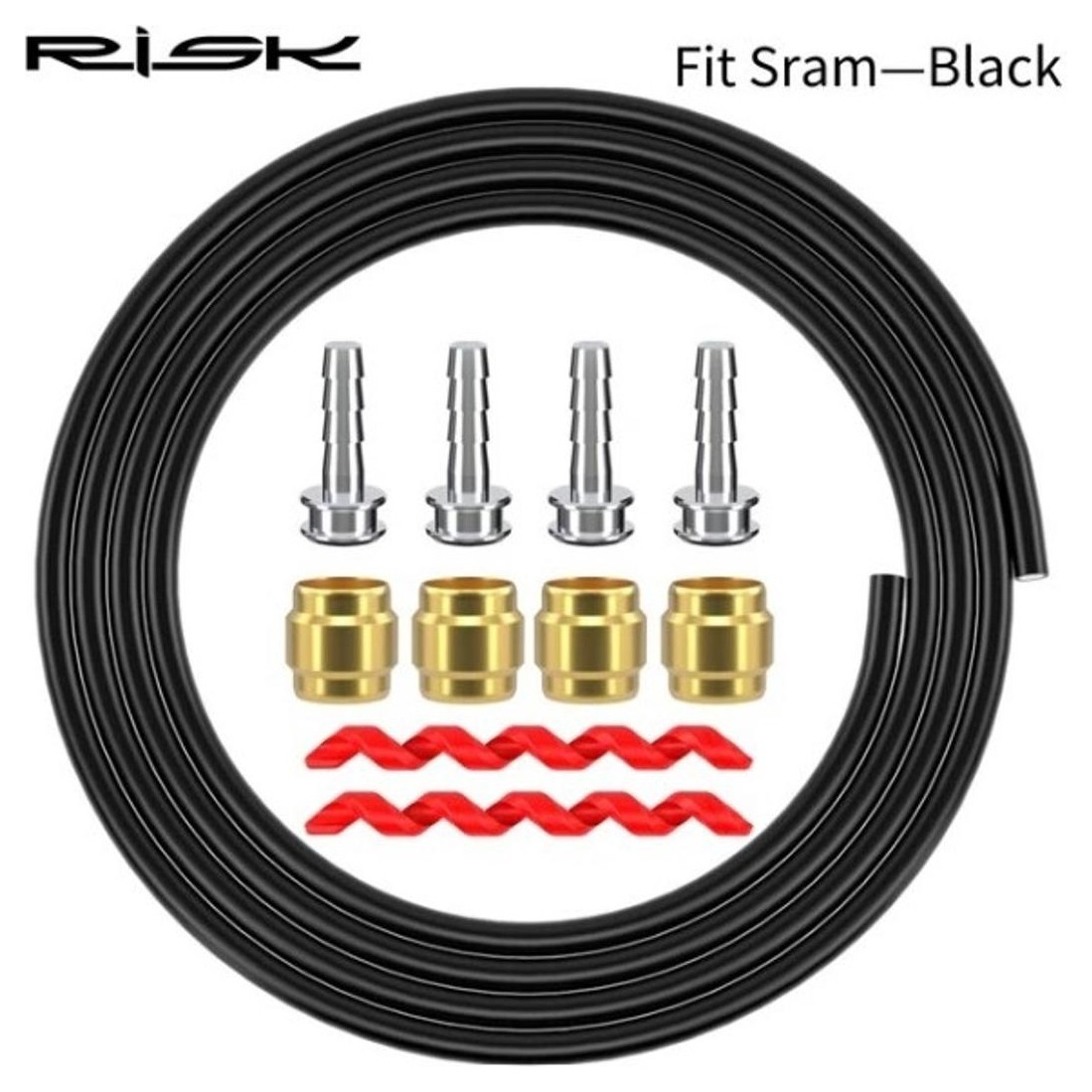 Сорочка гальмівного троса 2500мм SRAM RISK RC115-3-1 чорний, CABR-095