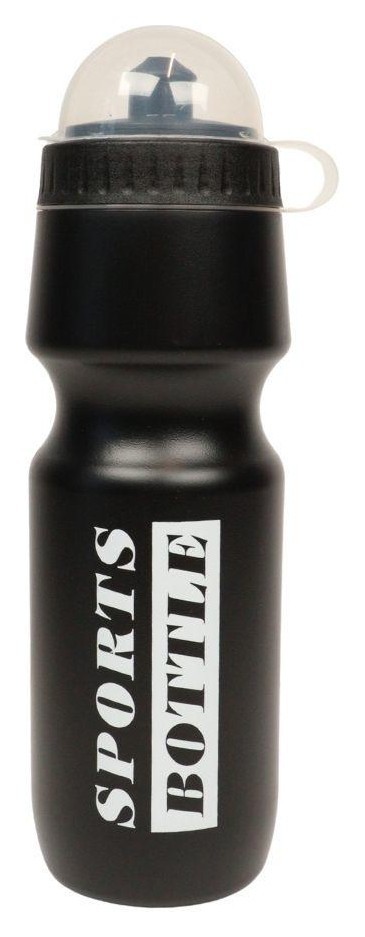 Фляга 850 мл чорний VLT SH-02 з ковпачком, BOC-029