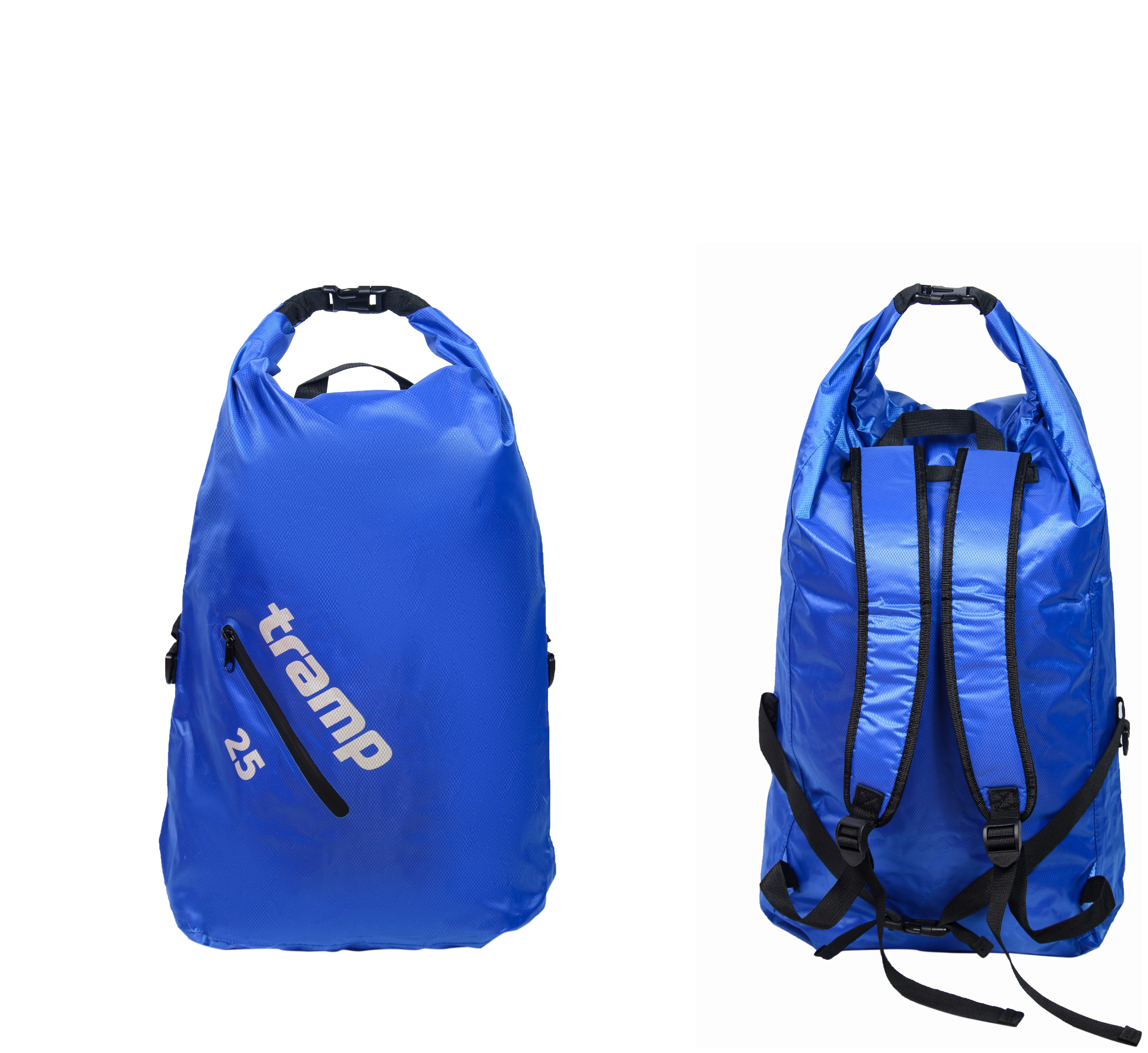 Герморюкзак TRAMP PVC Diamond Ripstop blue 25л UTRA-256, UTRA-256-blue