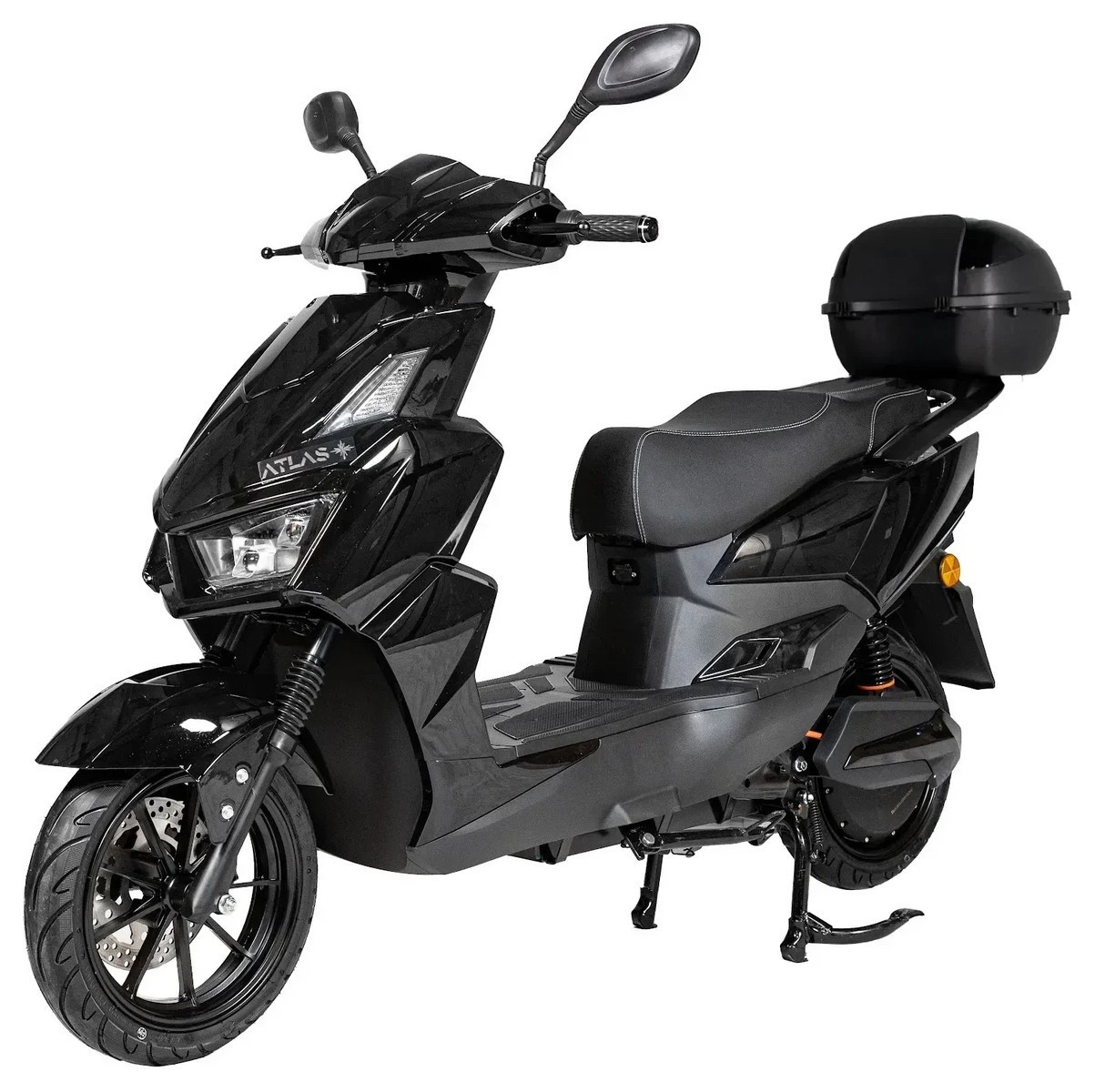 Електроскутер ATLAS Tiger Box 2000W Black, TOK_3114