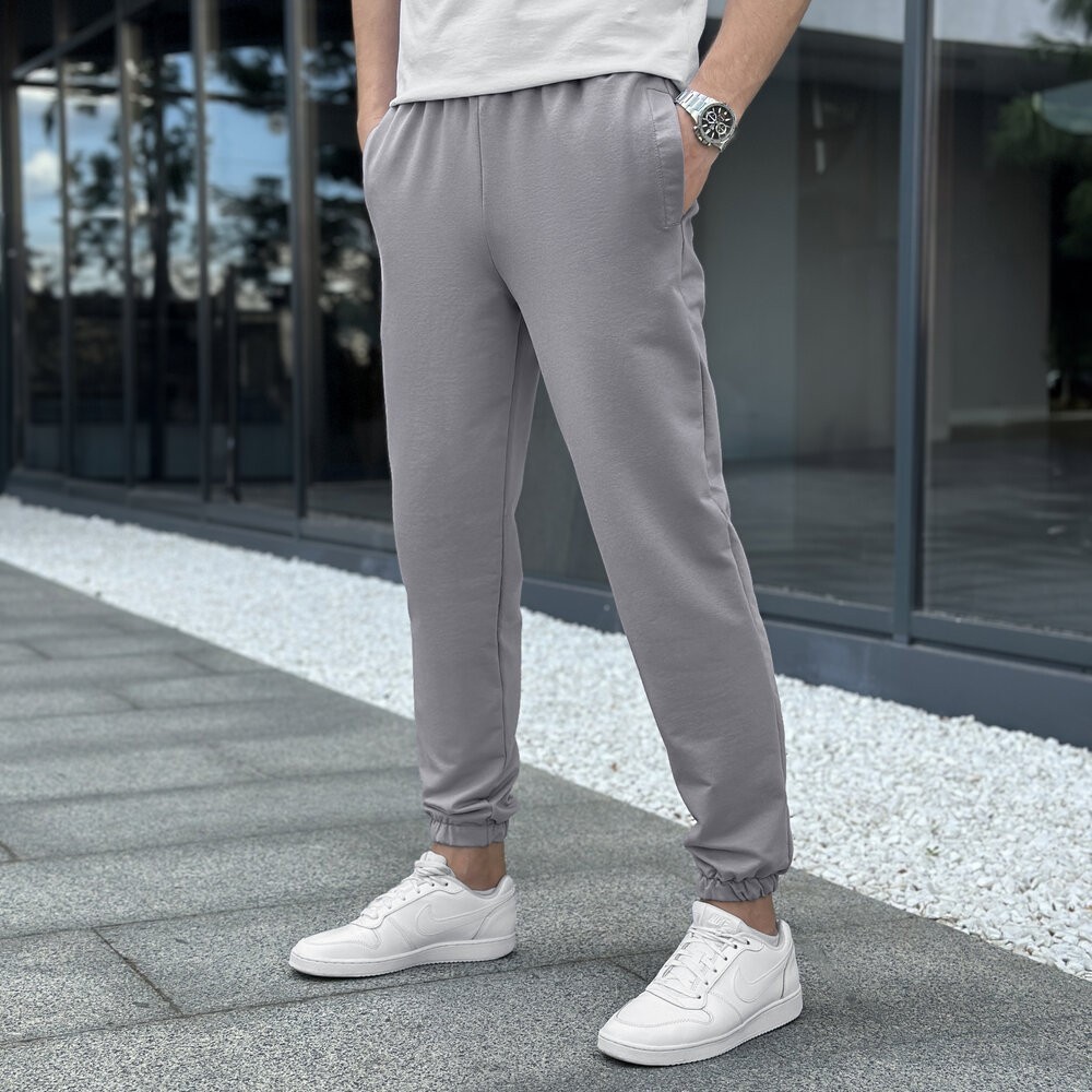 Чоловічі штани джогери з кишенями сталеві Pobedov 95, POB_00000005048