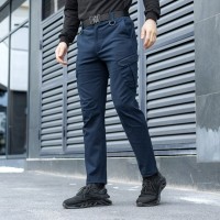 Штани тактичні темно-сині чоловічі M Pobedov Tactical V2