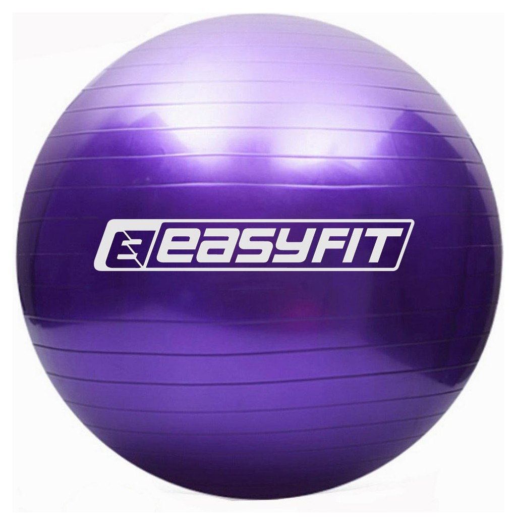 М'яч для фітнеса EasyFit 85 см фіолетовий, EFIT_EF-3009-V
