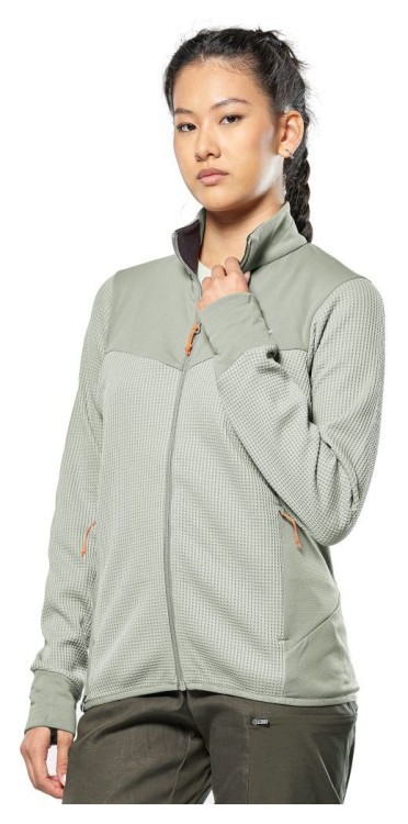 Флис Salewa Puez Puez Waffle Hyb PL Wmn, 013.012.1082