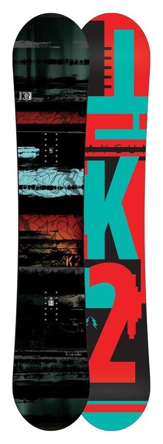 Сноуборд K2 RAYGUN 159 Black/red/turquoise (1150024), RCH_20364