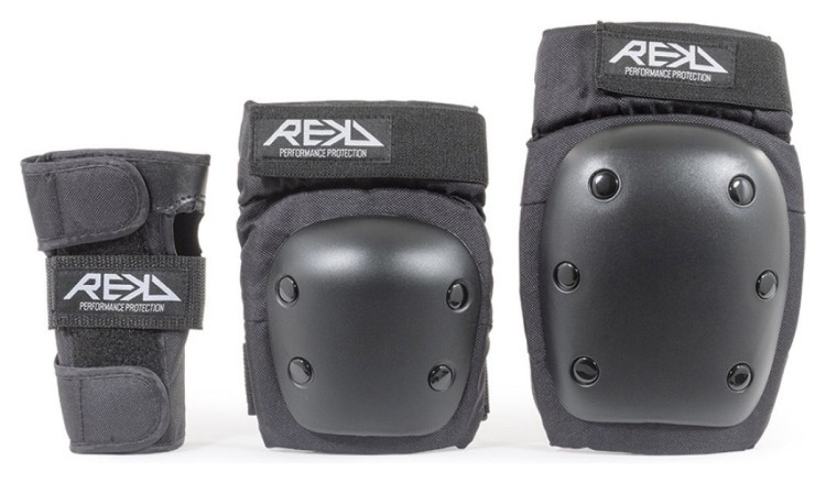 REKD защита набор Heavy Duty black XS, RKD600-BK-XS
