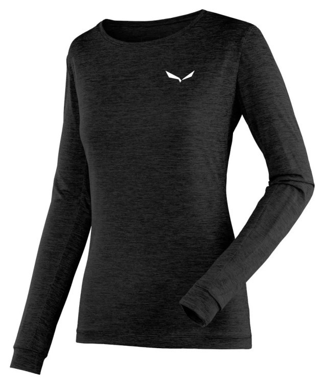 Футболка Salewa Puez Melange Dry L/S Tee Wmn, GRG_013.012.1489