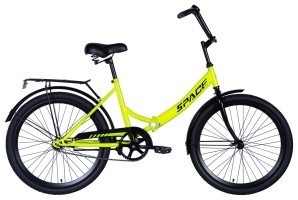 Велосипед ST 24" SPACE COMET BH рама-16" салатний 2024 крила, крило пер., крило зад., підніжка, дзвоник