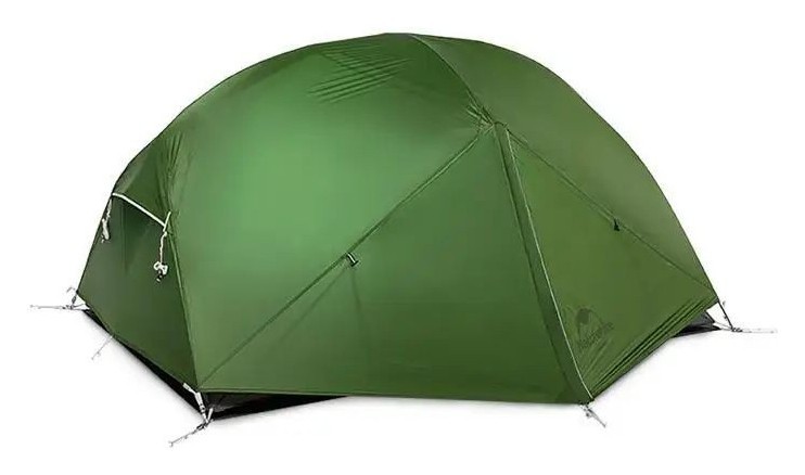 Палатка сверхлегкая двухместная с футпринтом Naturehike Mongar NH17T007-M, 210T, темно-зеленый, FNR_6927595767658