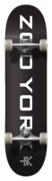 Zoo York Скейтборд Logo Block Complete (8" - Black/White)