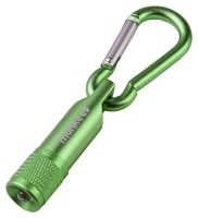 Munkees 1076 брелок-фонарик LED with Carabiner grass green