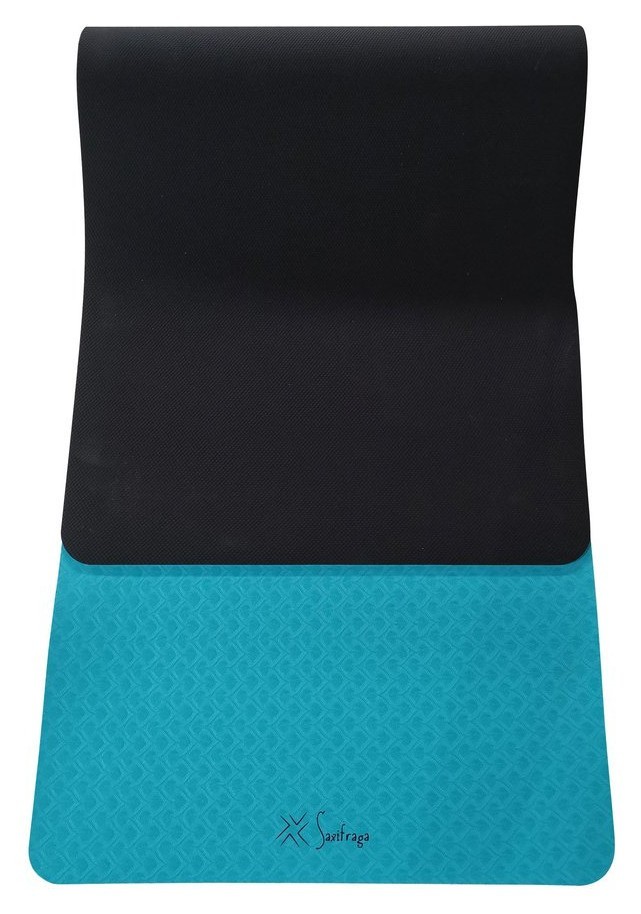 Коврик для йоги Saxifraga MANTRA Turquoise/black (SYM21U3Z), RCH_14668