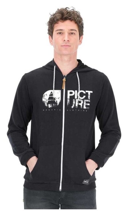 Picture Organic толстовка Basement Hoody Zip black L, MSW213A-XL