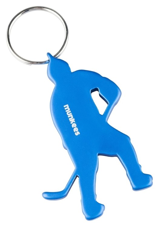 Munkees 3497 брелок-открывашка Icehockey Player blue, 3497-BL