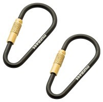 Munkees 3201 карабіни Mini Link 3 мм x 48 мм 2-Pack black