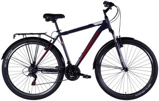 Велосипед ST 28" Formula MAGNUM DD FR рама-20,5" темно-сріблястий з червоним 2025