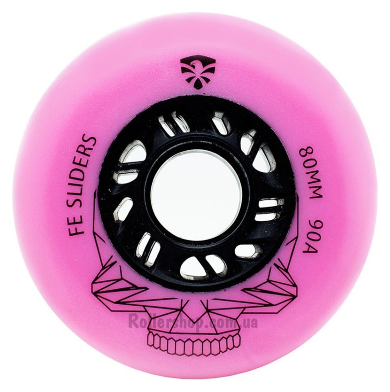 Колеса для роликових ковзанів Flying Eagle Sliders 90A 4 шт рожеві, ROL_4137_3
