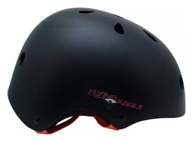 Детский шлем для роликовых коньков Flying Eagle Pro Skate Helmet черный, 6007562