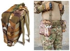 Підсумок аптечка тактична MOLLE Multicam Arid (степовий) для РПС, разгрузки або жилету