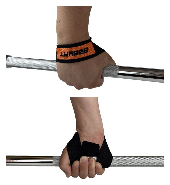 атлетические Лямки EasyFit Delta для становой тяги черные., EFIT_EF-0040