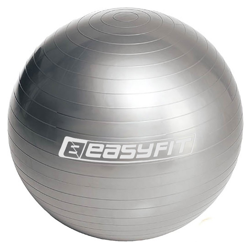 Мяч для фитнеса EasyFit 85 см серый, EFIT_EF-3009-GY
