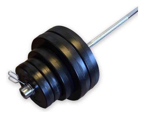 Штанга олимпийская 75 кг в пластиковой оболочке, RNS_PlastOlimp75