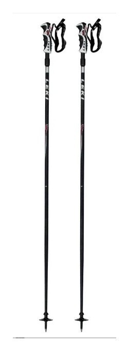 Палиці для гірських лыж Leki HOT SHOT S 115см Black/light grey/red (6436747-WRH), RCH_16400