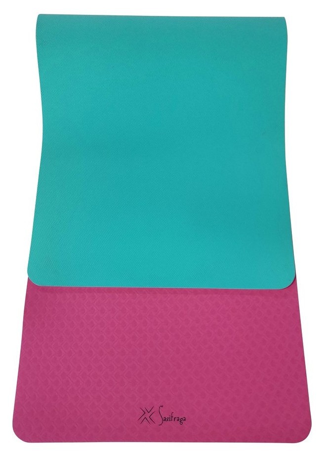 Коврик для йоги Saxifraga MANTRA Coral/Mint (SYM21U3Z), RCH_14667