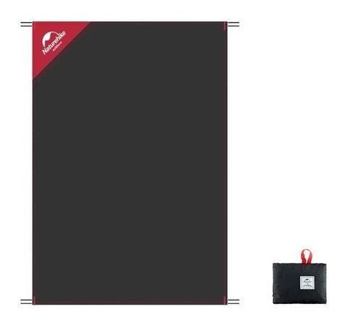 Килимок для пікніка водостійкий надлегкий Naturehike Moisture Picnic Mat NH17D050-B, 120x70 см, чорний, FNR_6927595724637