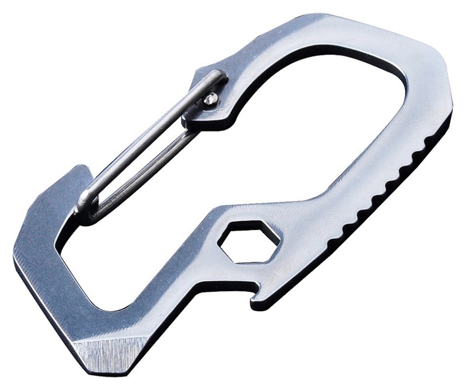 Munkees 3203 карабін SS Multipurpose steel, 3203-ST