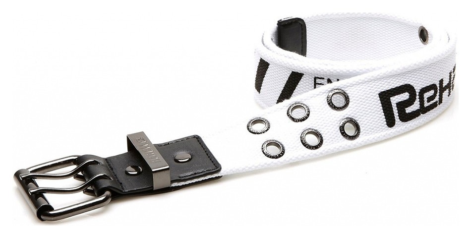 Rehall ремінь Buckle 115 cm white-black, 85415