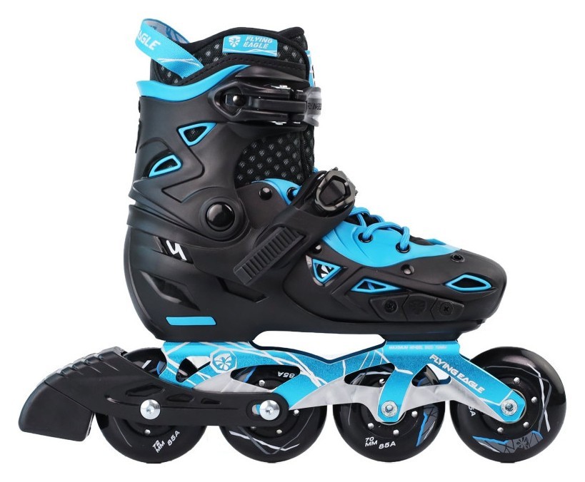 Дитячі розсувні ролики Flying Eagle S9 dual density сині 27-31, ROL_11449