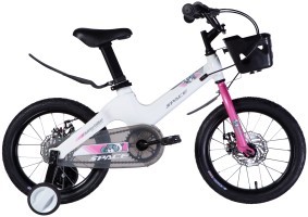 Велосипед MG 16" SPACE KID MOON DD рама-9" білий 2025