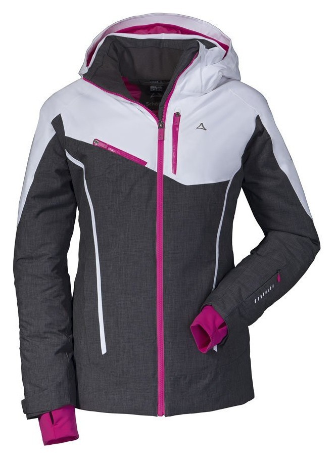 Куртка женская женская утепленная SKI JACKET MARSEILLE1 40 Medium grey melange 9222 (10-11769), RCH_21048