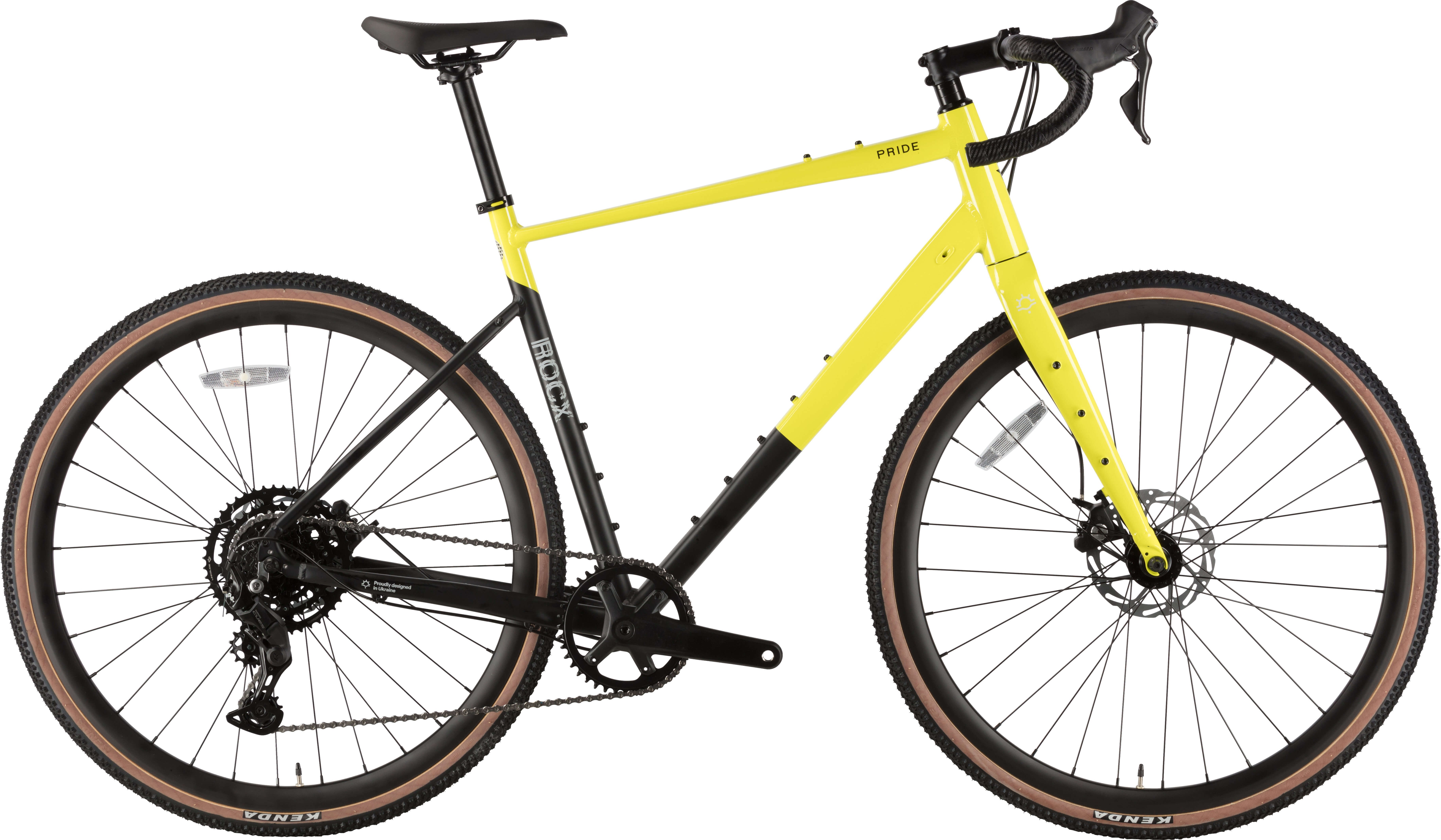 Велосипед 28" Pride ROCX 8.1 рама - L 2026 жовто-чорний, SKE-23-70